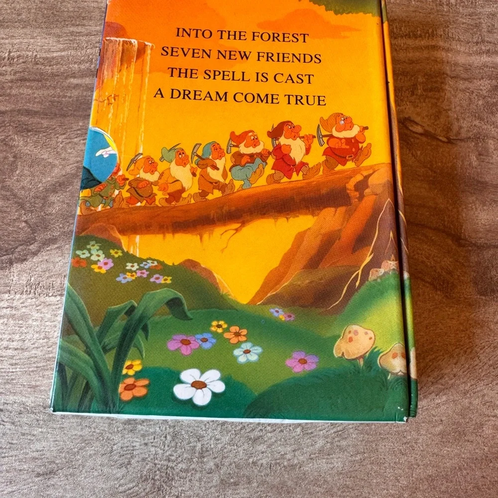 Snow White and the Seven Dwarfs Little Library Board Books Vintage 1993